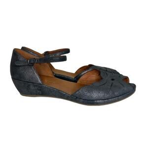 Gentle Souls Black Sandals